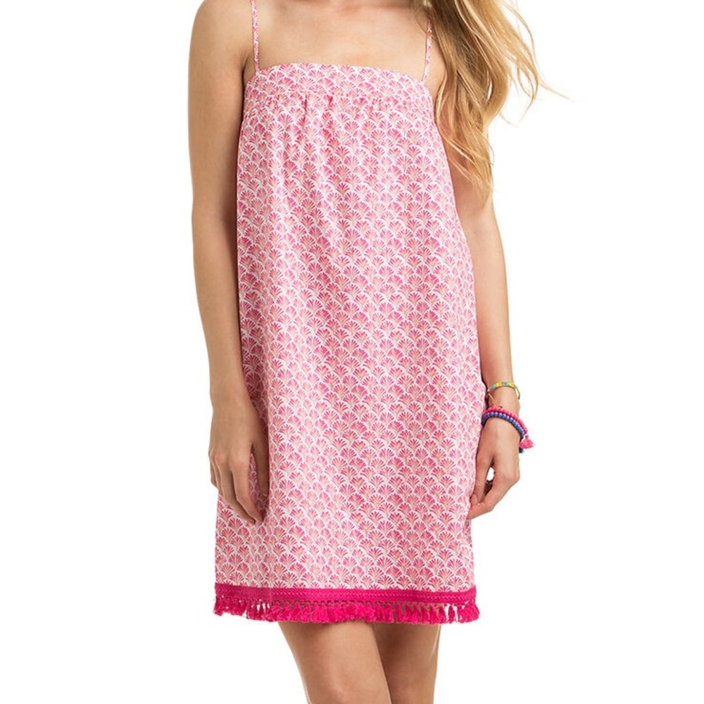 Vineyard Vines Tiny Leaves Swing Dress